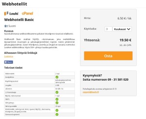 tuotekortti